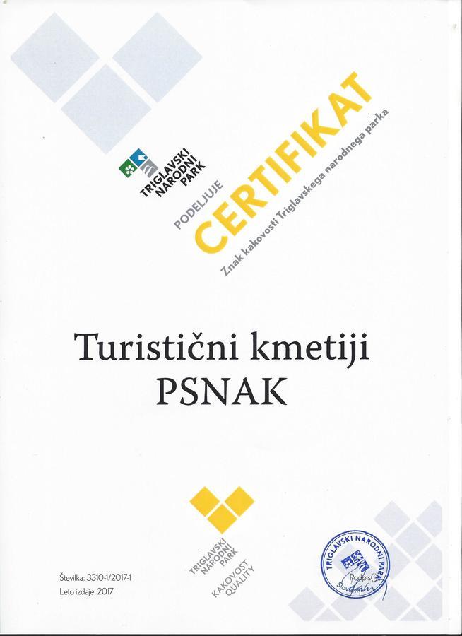 Appartamento Turisticna Kmetija Psnak Mojstrana Esterno foto